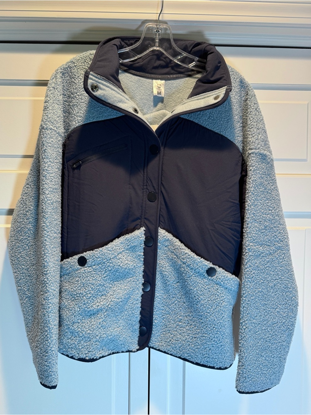 Senita Activity Fleece - Light Blue & Navy